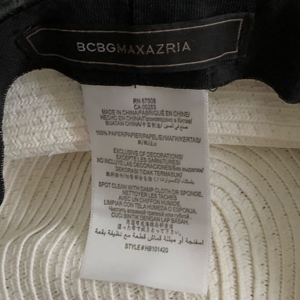 Bcbg Maxazria Color Block Floppy Hat - image 5